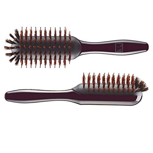KELLIE LITTLE the groove Voyager Hair Brush - 'All-In-One' Mixture Boar/Ionic Synthetic Bristles (stronger than nylon) Static-resistant, Anti-bacterial & Nub-tipped - Professional Salon Quality