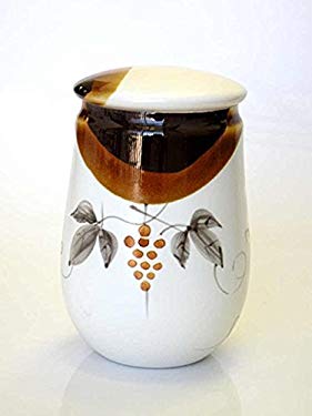 100% Handcrafted and Hand Painted Fine Porcelain Jar(3.5