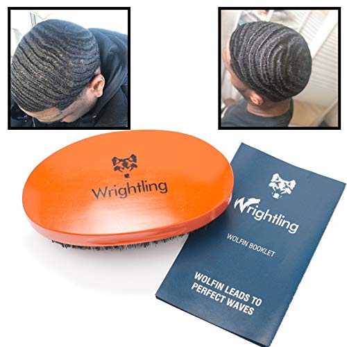360 Waves Medium/Hard Curved Wolfin Brush w/FREE Wolfin Booklet | WOLF NOW & Join the ELITES now!