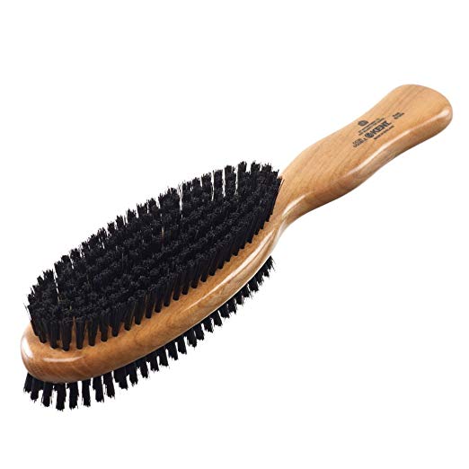 Kent CC20 Cherry Wood Double-Sided Natural Bristle (Stiff/Soft) Clothes Brush 10