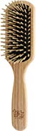 Tek small paddle hair brush in ash wood with regular pins - Handmade in Italy