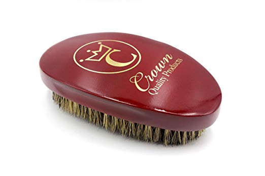 360 Gold Premium Caesar Wave brush/Med. Boar Bristles