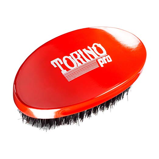Torino Pro Wave Brush #690 By Brush King - Medium Curve 360 Waves Palm Brush